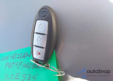 2014 Nissan Pathfinder S из США, поврежденный, VIN 5N1AR2MM9EC606238